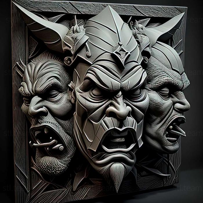 3D модель Гра Hinterland Orc Lords (STL)